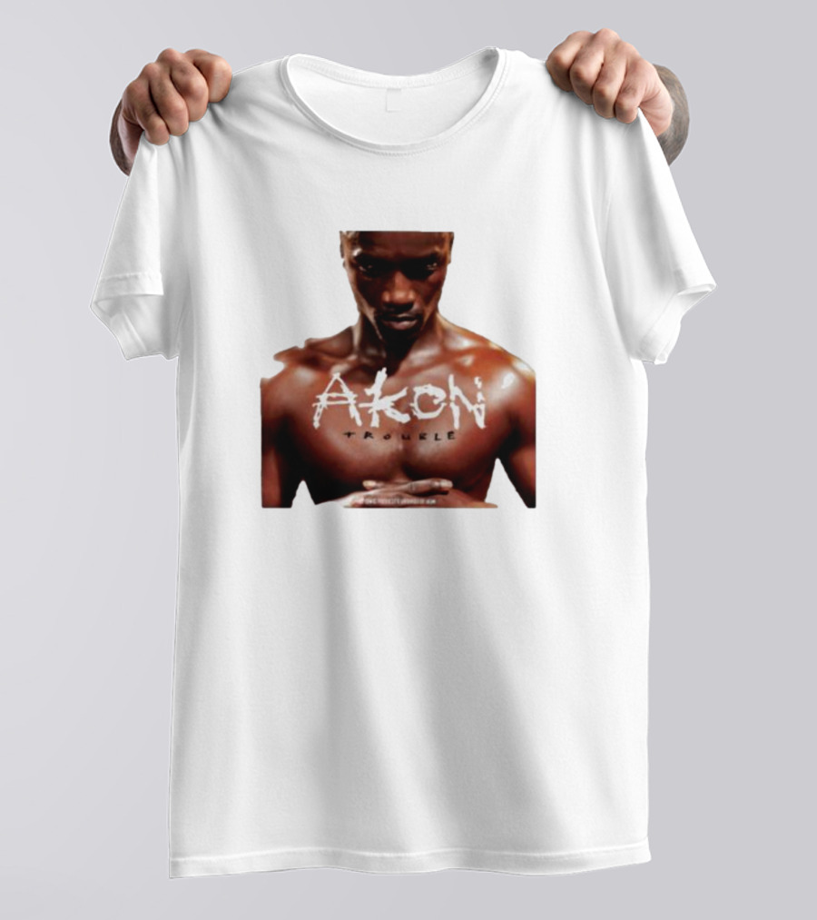 Akon Trouble Album Cover Image T-Shirt
