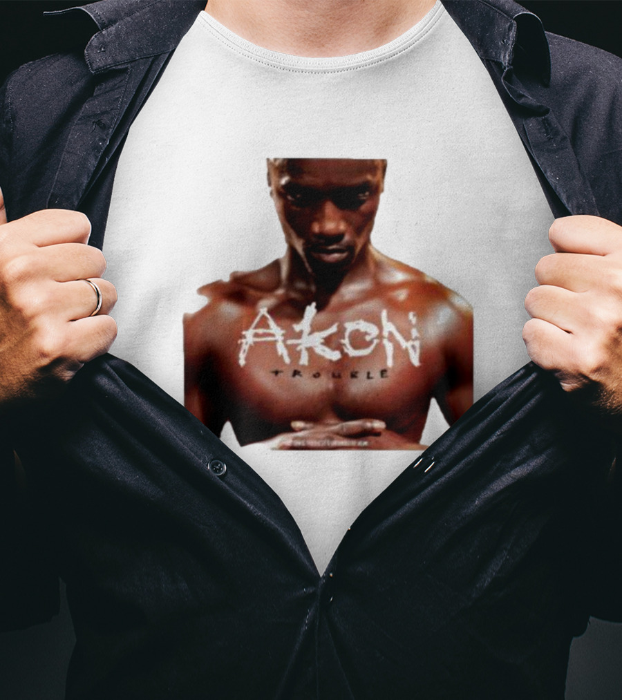 Akon Trouble Album Cover Image T-Shirt