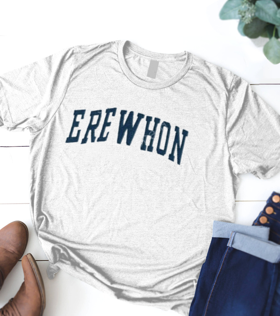 Erewhon Sport White Fitness Athletic Wear T-Shirt