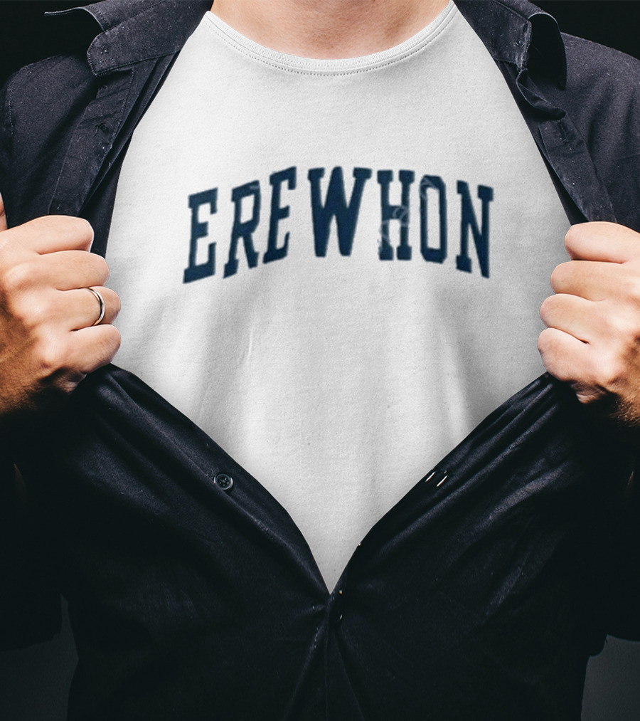 Erewhon Sport White Fitness Athletic Wear T-Shirt