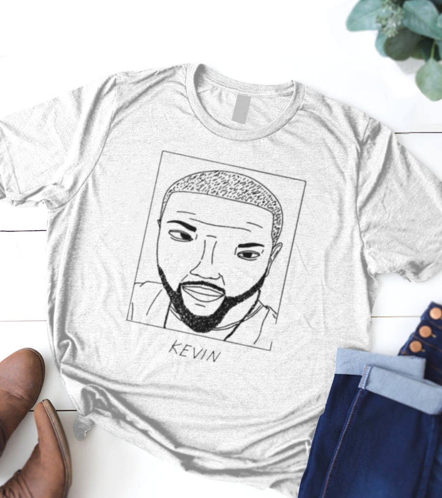 Kevin Hart Sketch Portrait Drawing T-Shirt
