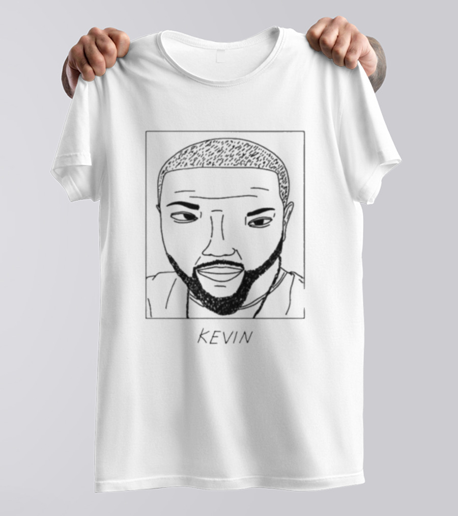 Kevin Hart Sketch Portrait Drawing T-Shirt