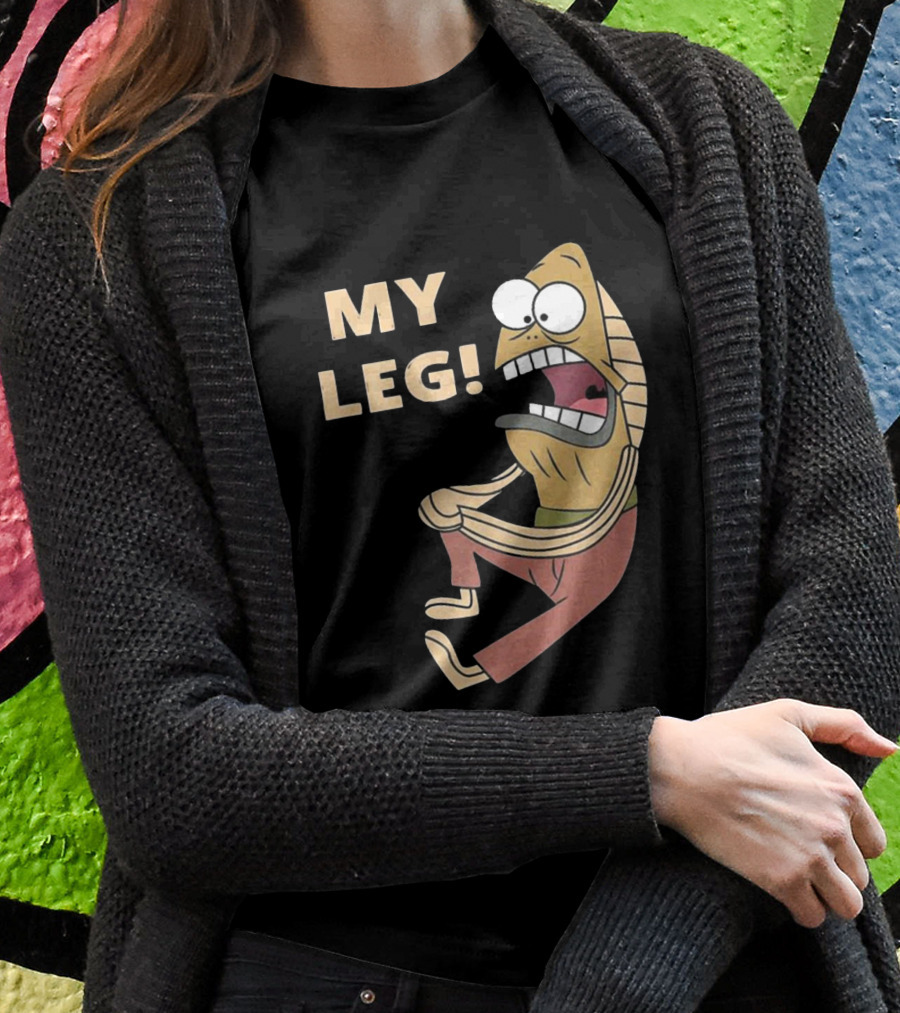 Thebaddestmitch Fred Fish My Leg Scream Character Spongebob Meme T-Shirt