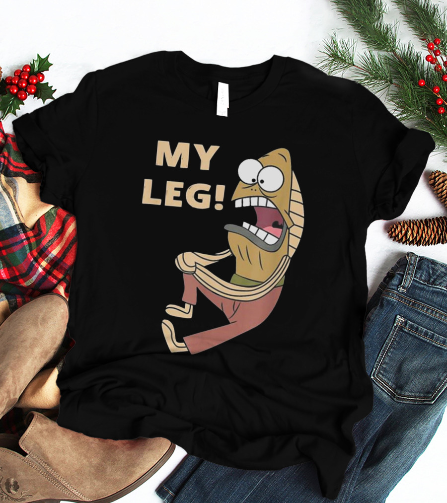 Thebaddestmitch Fred Fish My Leg Scream Character Spongebob Meme T-Shirt