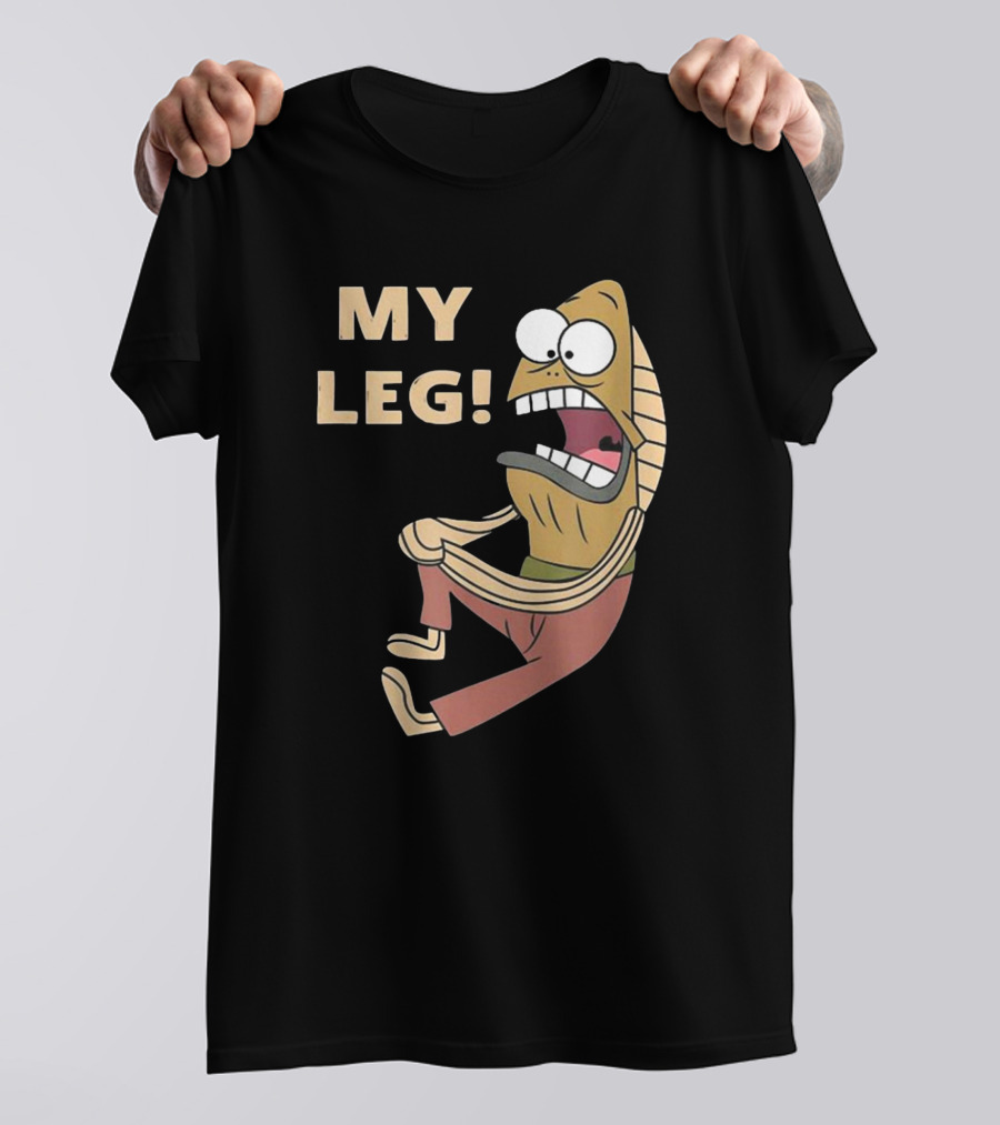 Thebaddestmitch Fred Fish My Leg Scream Character Spongebob Meme T-Shirt