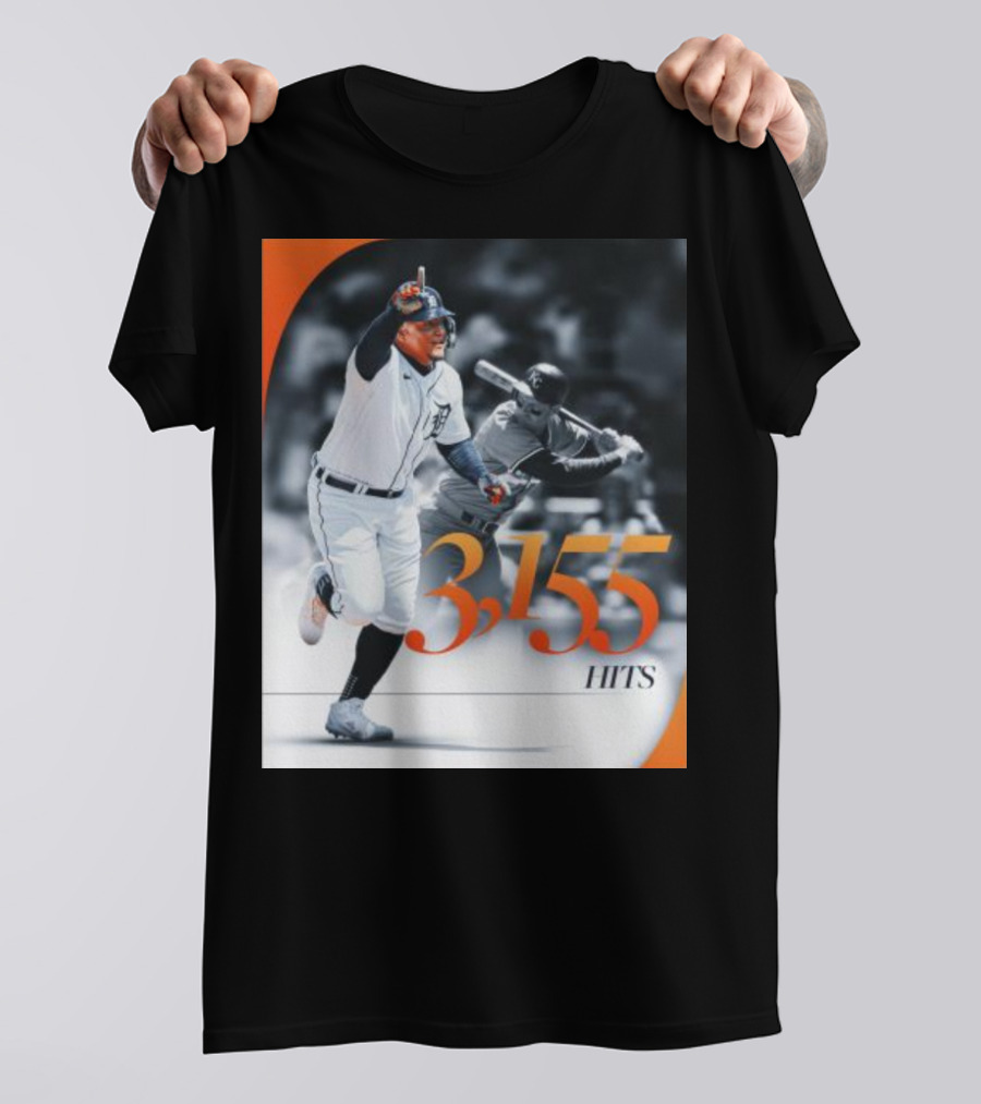 Miguel Cabrera 3155 Hits T-Shirt