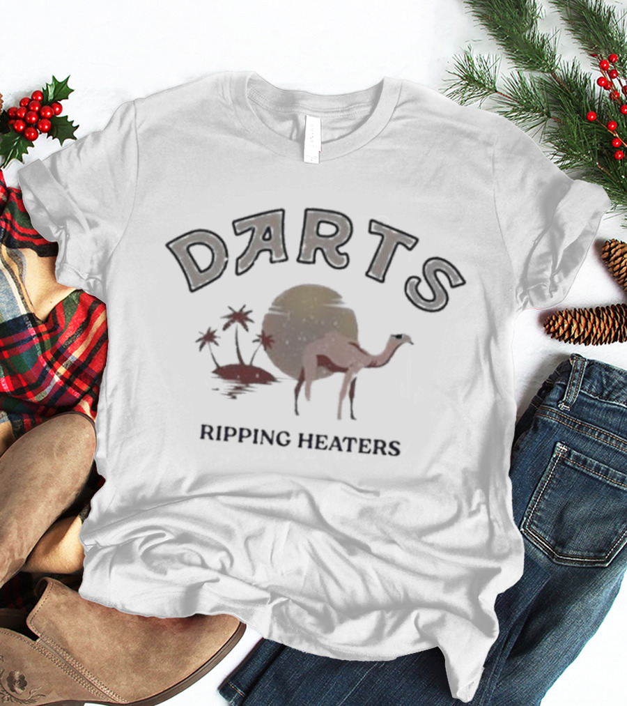 Will Noonan Your Dad’s America Darts Ripping Heaters Camel Sunset Scene T-Shirt