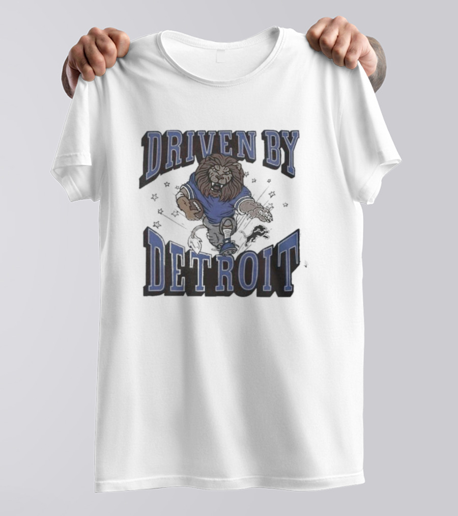 Driven By Detroit Lions Football Enthusiast T-Shirt