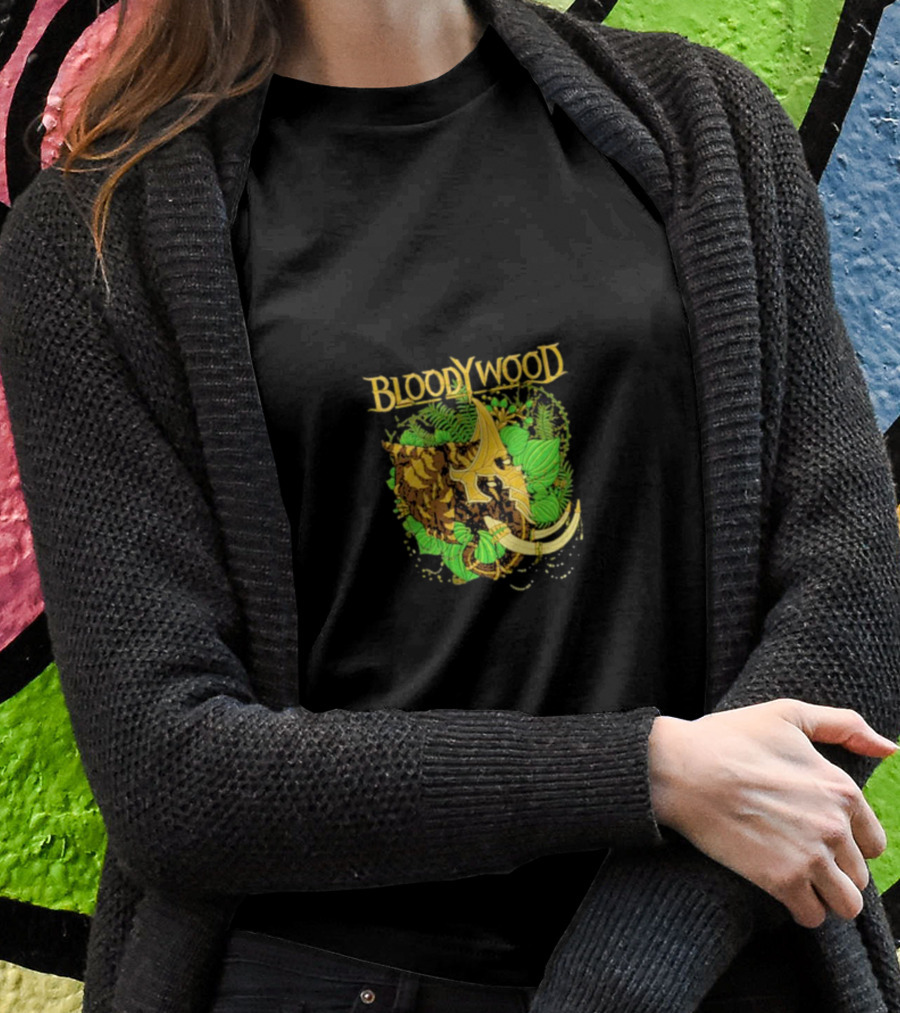 Bloodywood Band Jungle Theme Mask T-Shirt