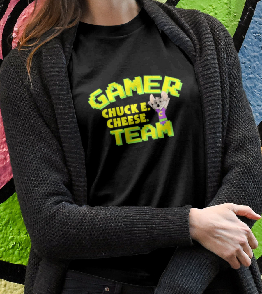 Gamer Chuck E. Cheese Team T-Shirt