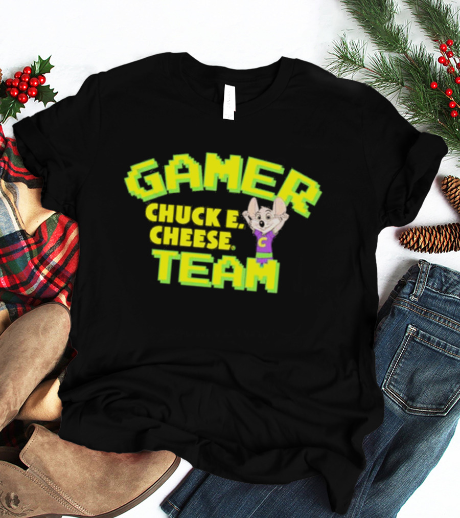 Gamer Chuck E. Cheese Team T-Shirt