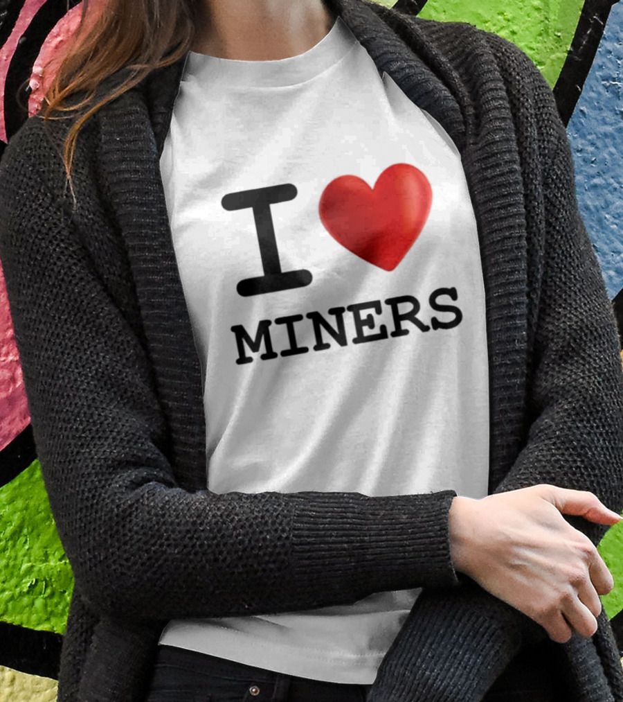 I Heart Miners Red Love T-Shirt