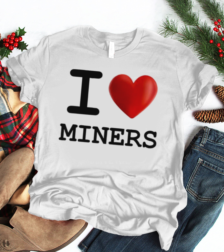 I Heart Miners Red Love T-Shirt