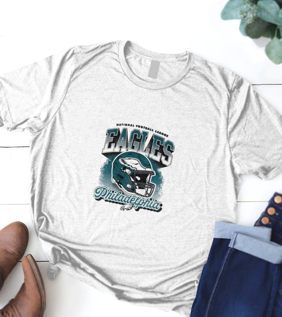 Philadelphia Eagles National Football League Helmet T-Shirt