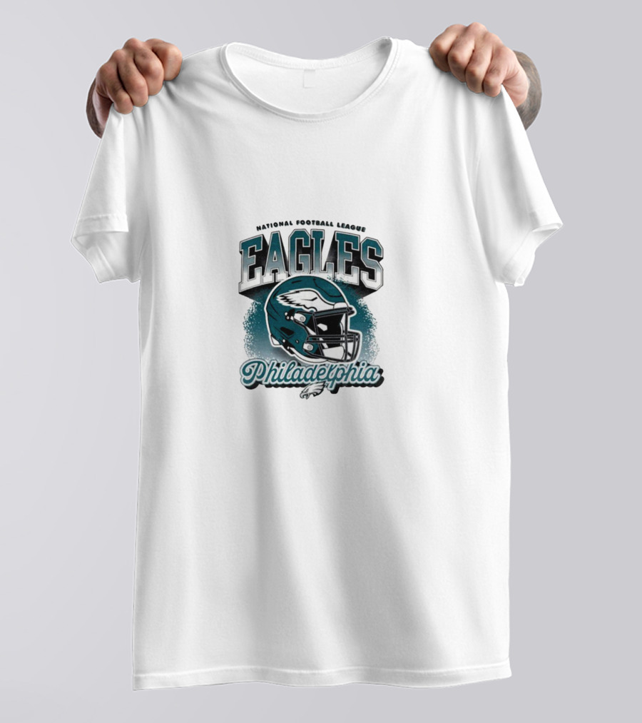 Philadelphia Eagles National Football League Helmet T-Shirt