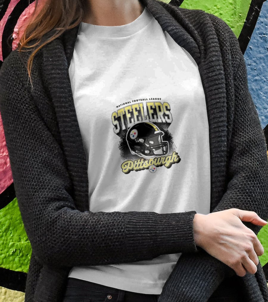 National Football League Steelers Pittsburgh Helmet T-Shirt