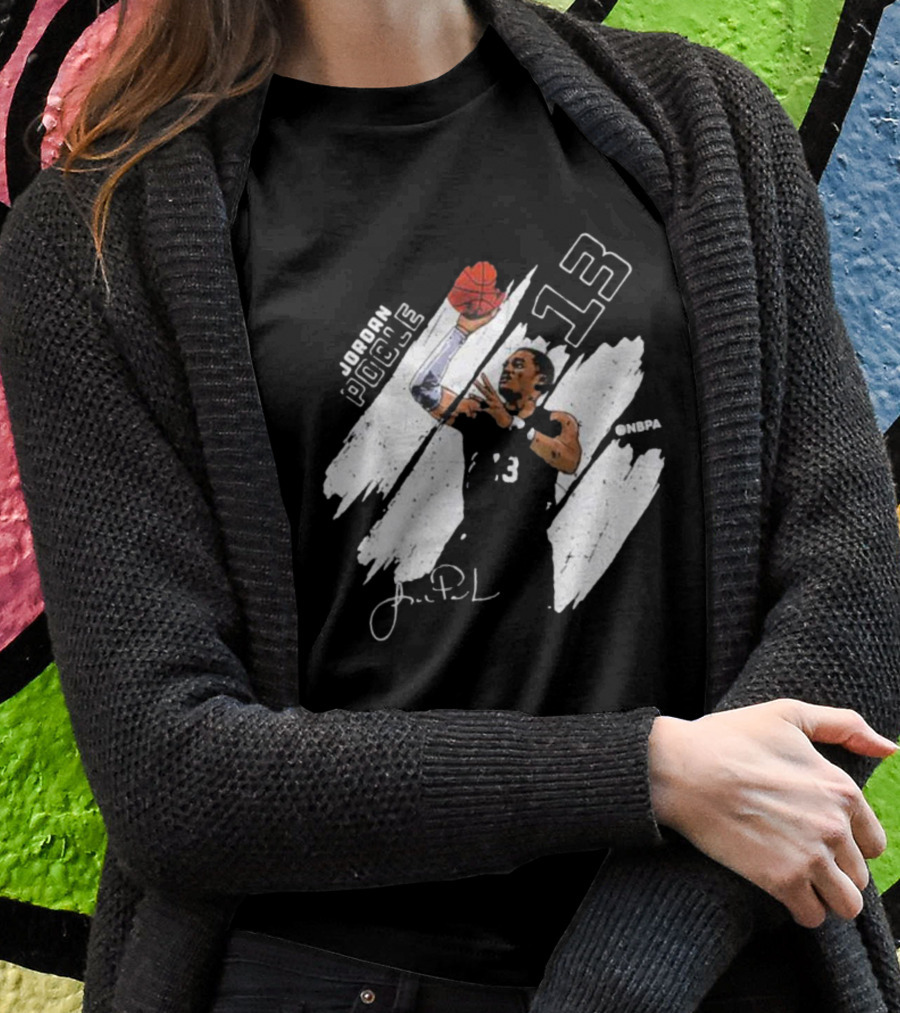 Jordan Poole NBPA 13 Basketball Signature T-Shirt