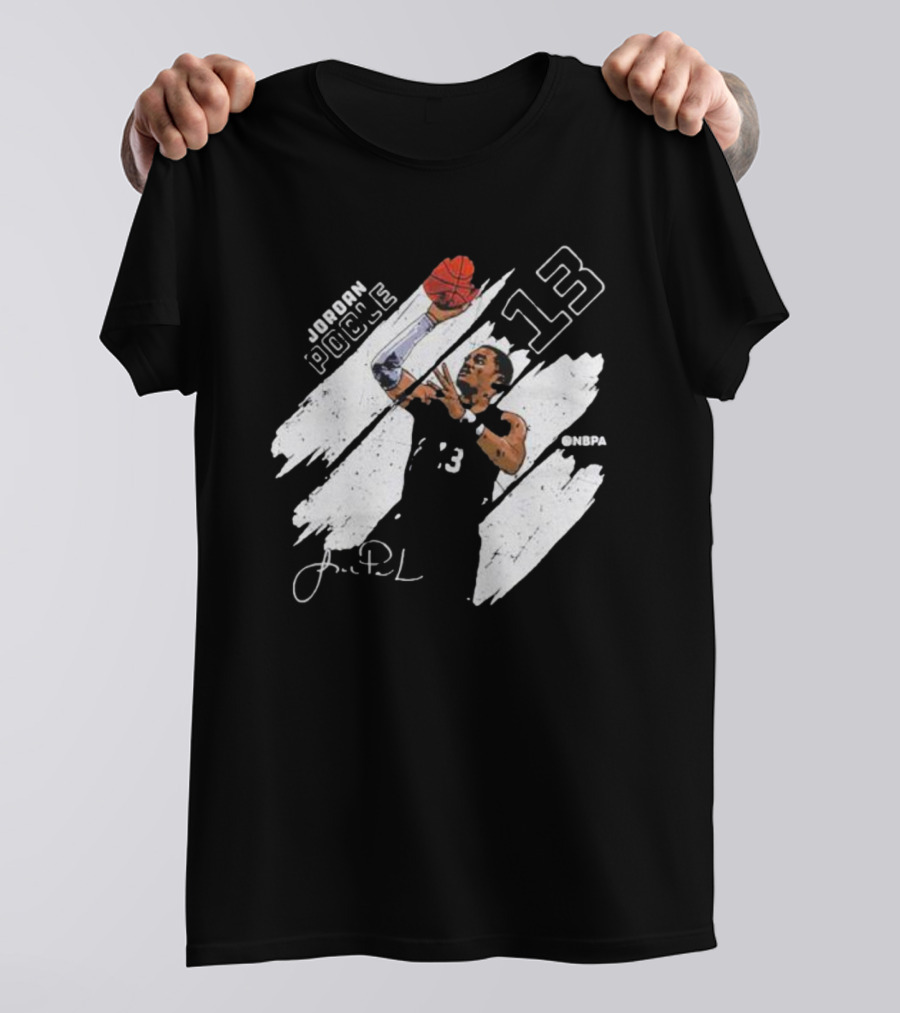 Jordan Poole NBPA 13 Basketball Signature T-Shirt