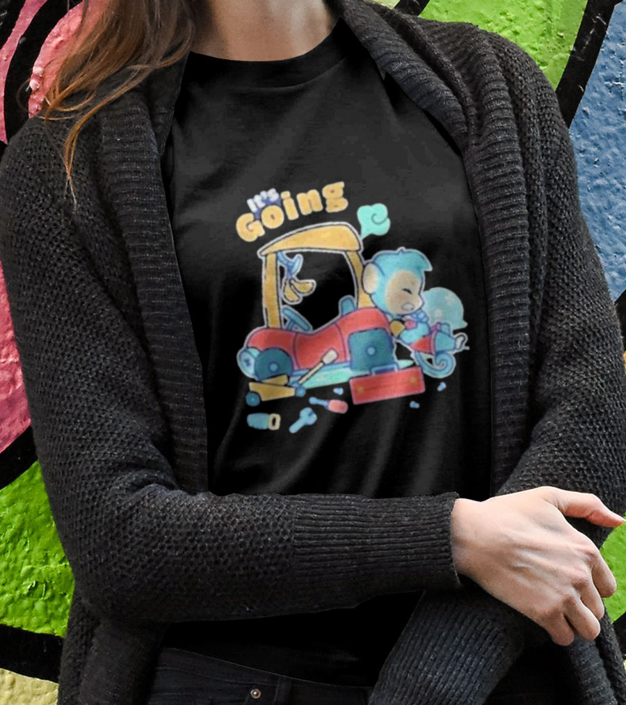 It's Going Car Mechanic Monkey With Tools T-Shirt