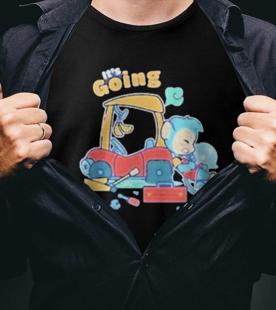 It's Going Car Mechanic Monkey With Tools T-Shirt