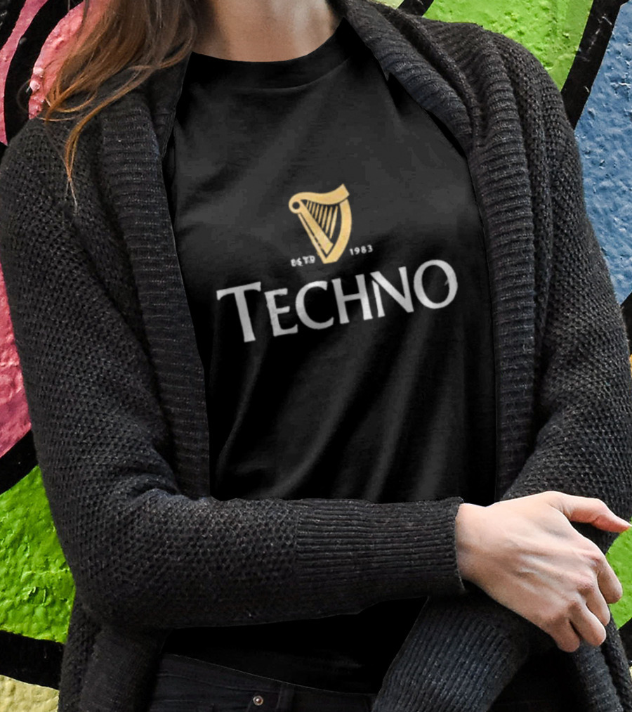 Techno EST 1983 Harp T-Shirt