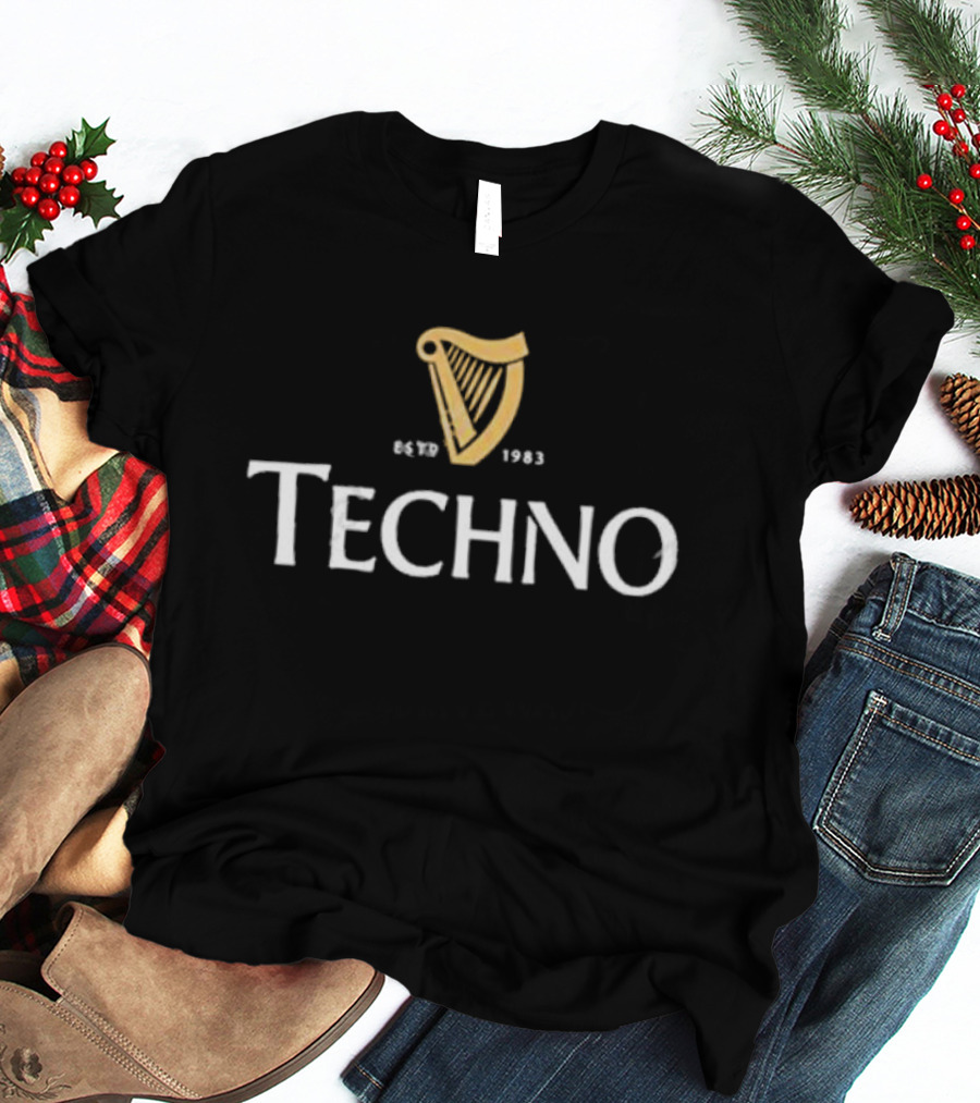 Techno EST 1983 Harp T-Shirt