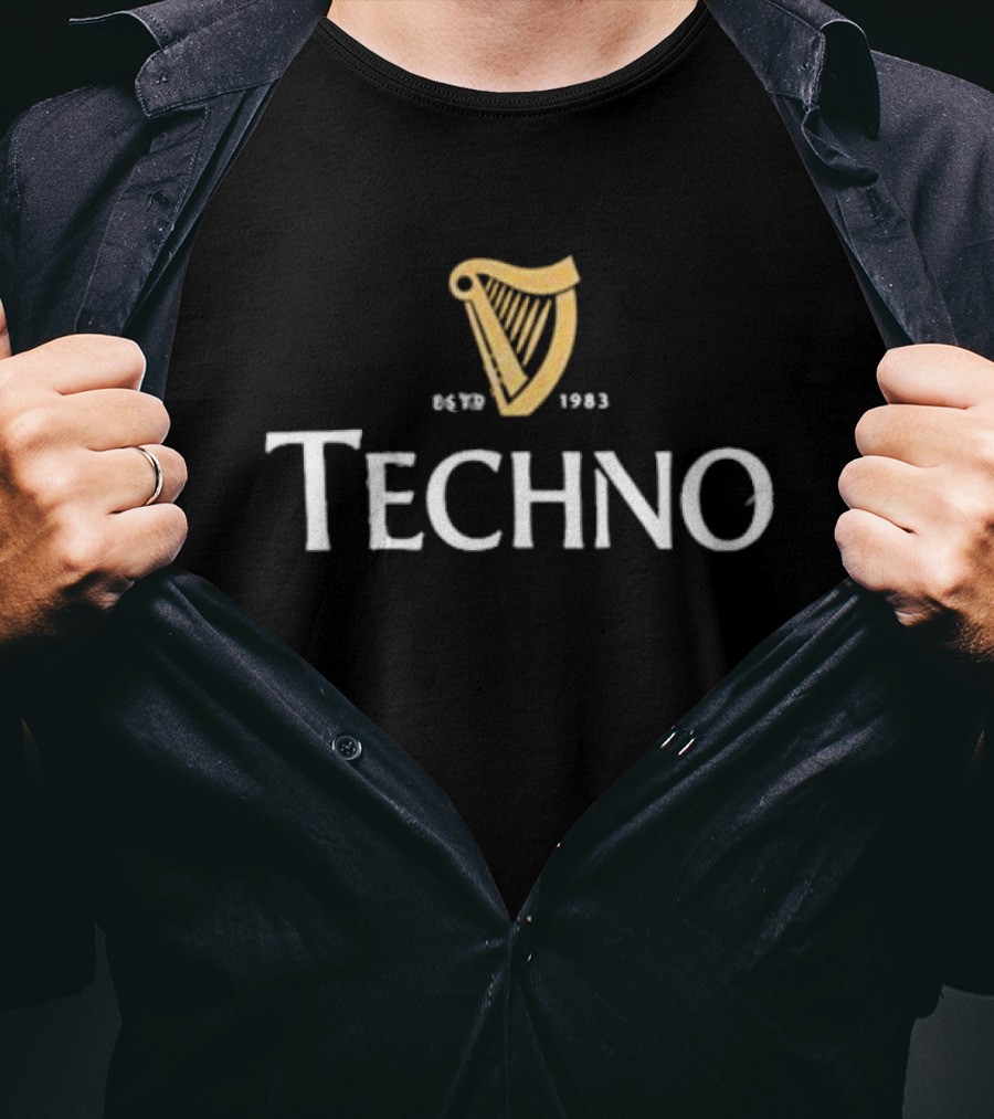 Techno EST 1983 Harp T-Shirt