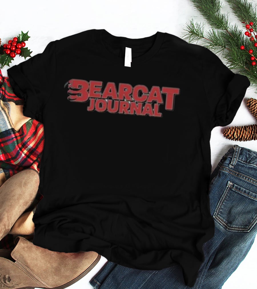Bearcat Journal Clawed Logo Wordmark T-Shirt