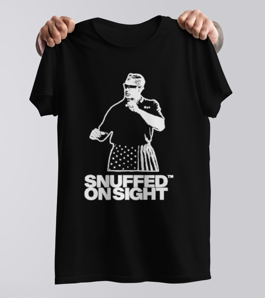 Snuffed On Sight American Flag Shorts T-Shirt