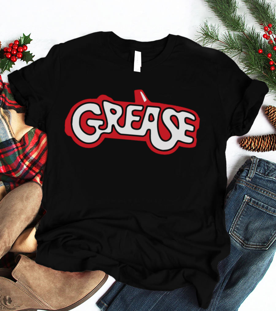 Grease Classic Red And White T-Shirt