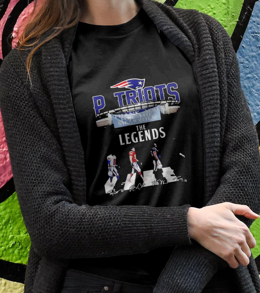 New England Patriots Thank You For The Memories The Legends T-Shirt