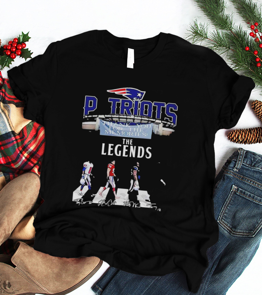 New England Patriots Thank You For The Memories The Legends T-Shirt