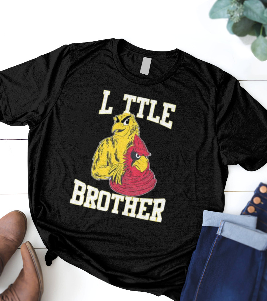 L Ttle Brother Yellow Red Birds T-Shirt