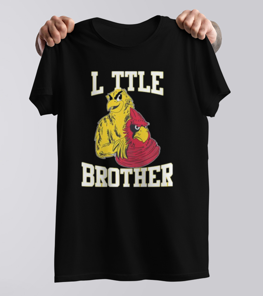 L Ttle Brother Yellow Red Birds T-Shirt