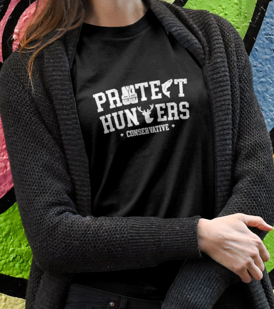 Bob Zimmer MP Protect Hunters Conservative Deer Gun Icons T-Shirt