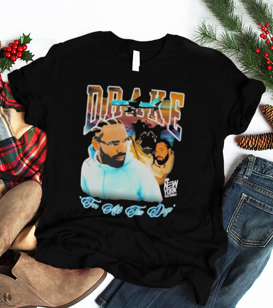 Drake For All The Dogs Airplane New York T-Shirt