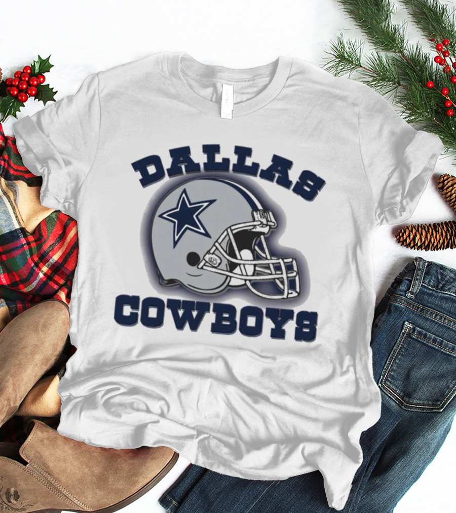 Dallas Cowboys Football Vintage Dallas Football Helmet Trendy Dallas Football Gifts For Cowboys Fans T-Shirt