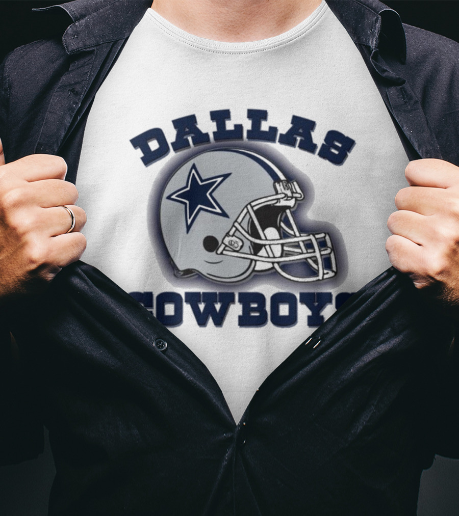 Dallas Cowboys Football Vintage Dallas Football Helmet Trendy Dallas Football Gifts For Cowboys Fans T-Shirt