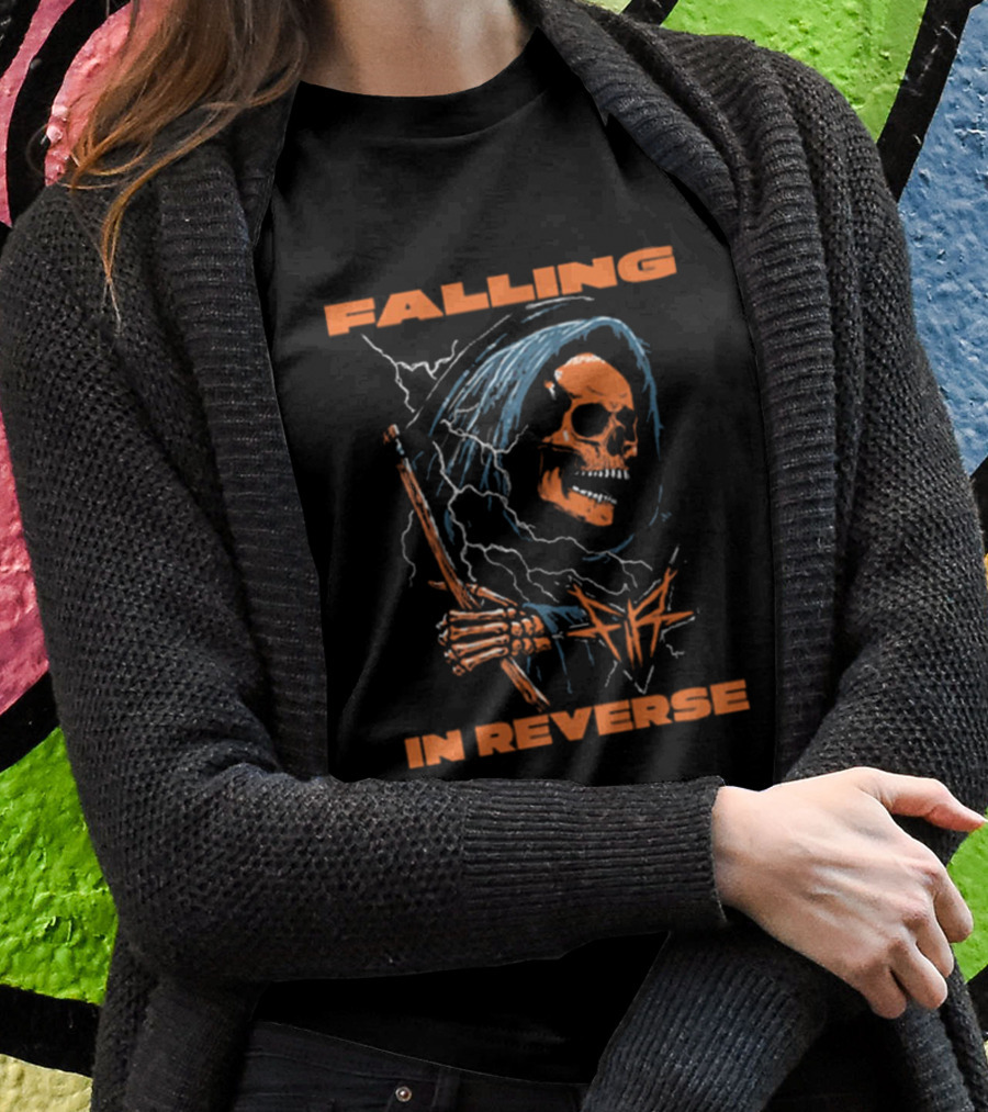Falling In Reverse Grim Reaper Lightning T-Shirt