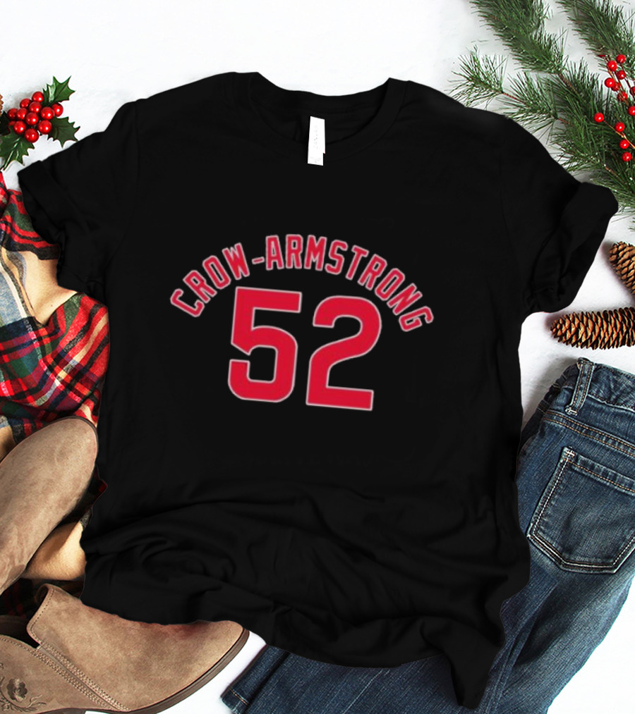 Crow-Armstrong 52 Baseball Jersey Number Sports Team T-Shirt