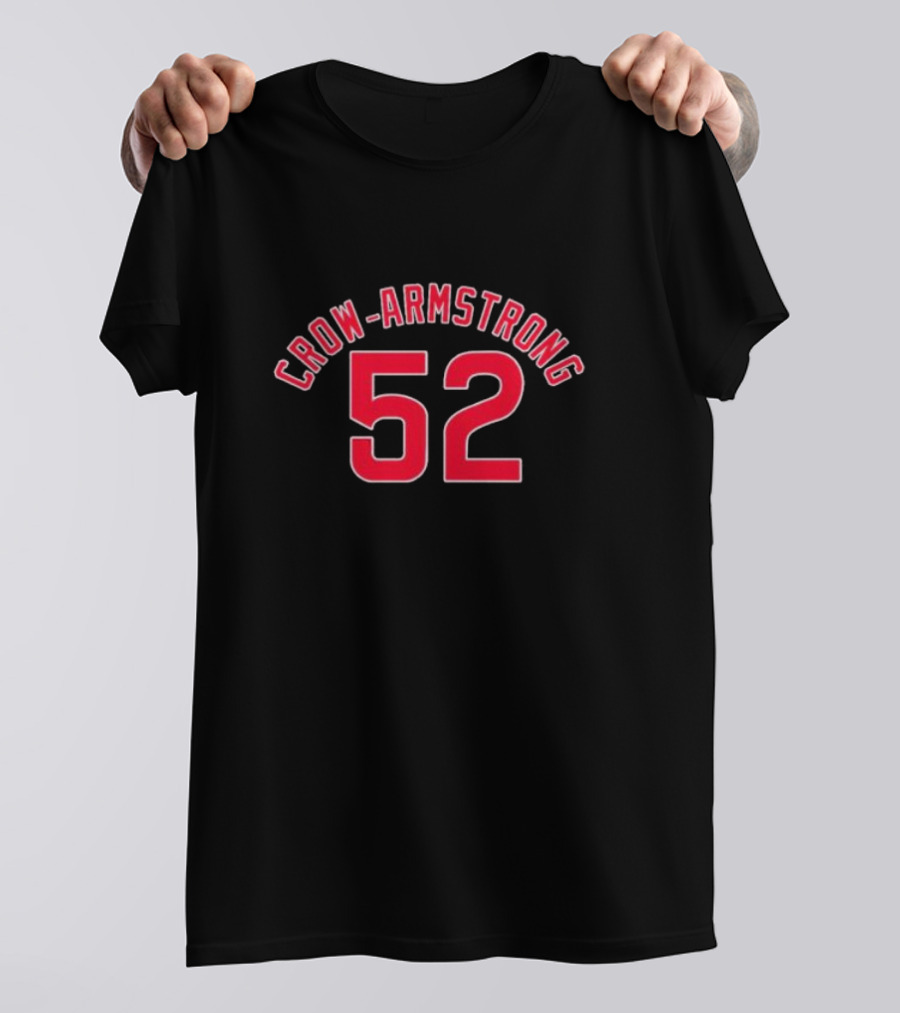 Crow-Armstrong 52 Baseball Jersey Number Sports Team T-Shirt