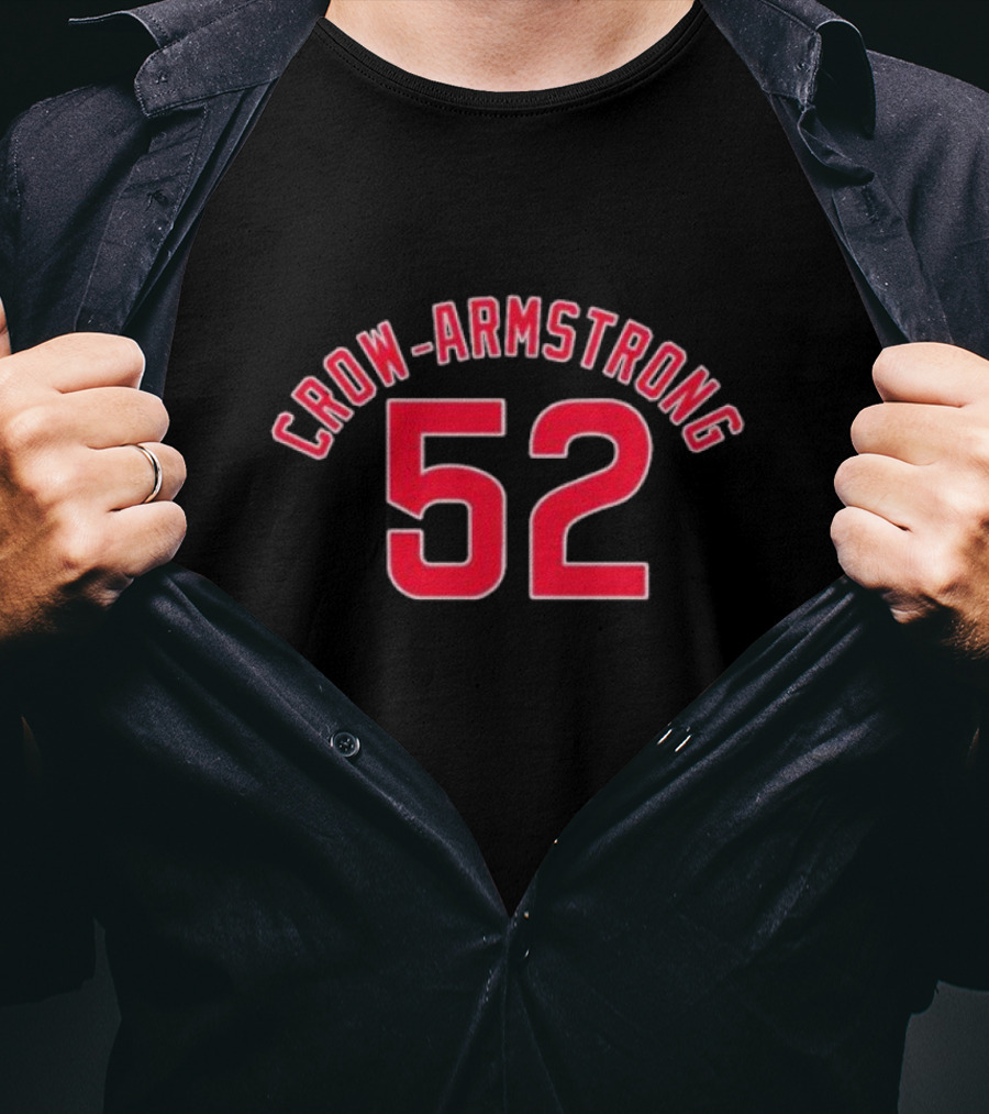 Crow-Armstrong 52 Baseball Jersey Number Sports Team T-Shirt