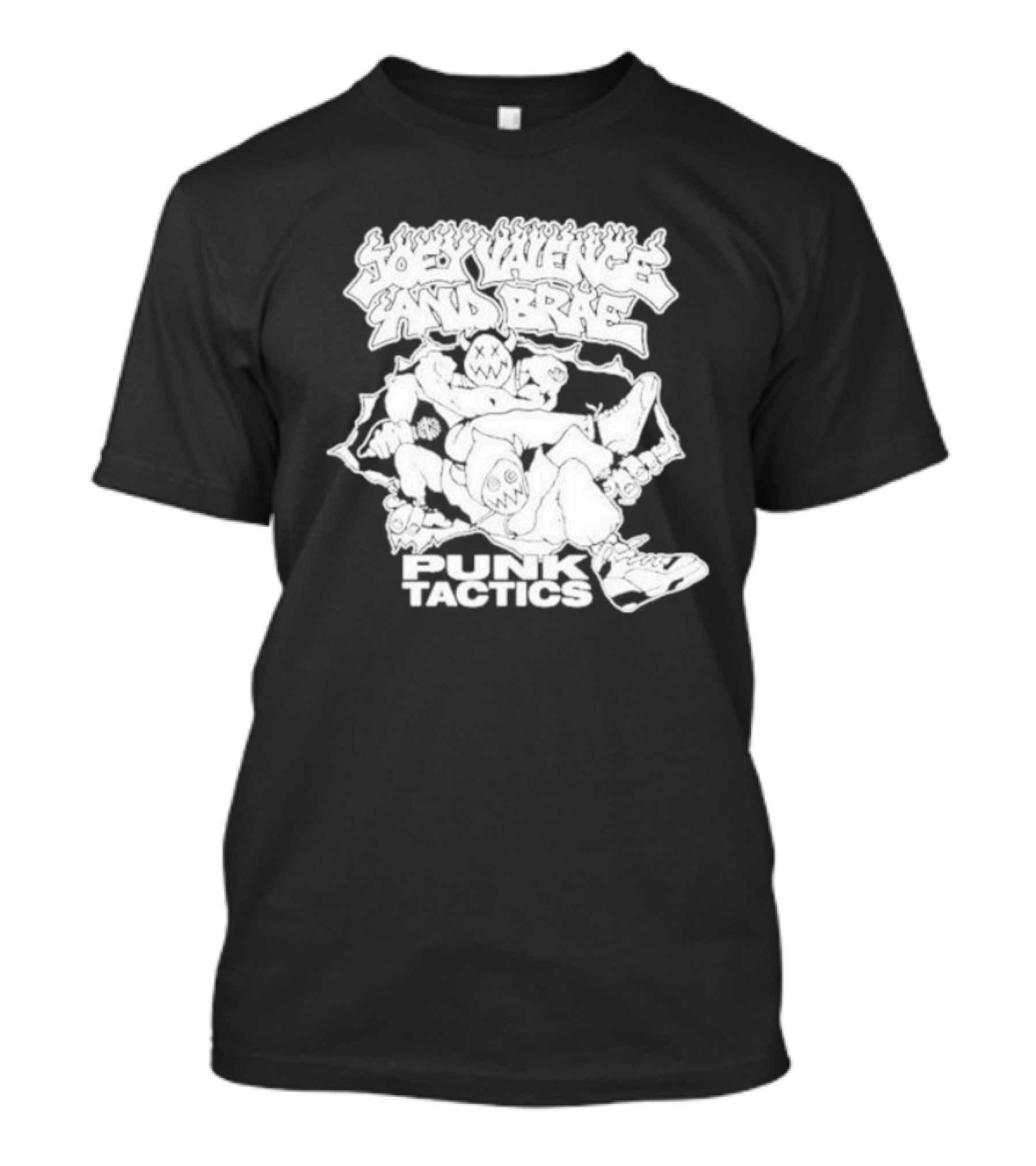 Joey Valence And Brae Punk Tactics Graffiti Character Duo T-Shirt