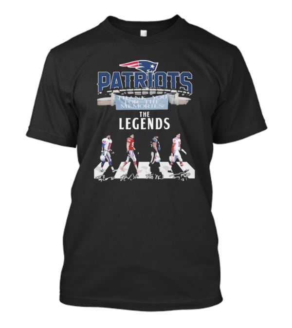 Patriots Thank You For The Memories The Legends Signature Stadium Walking T-Shirt