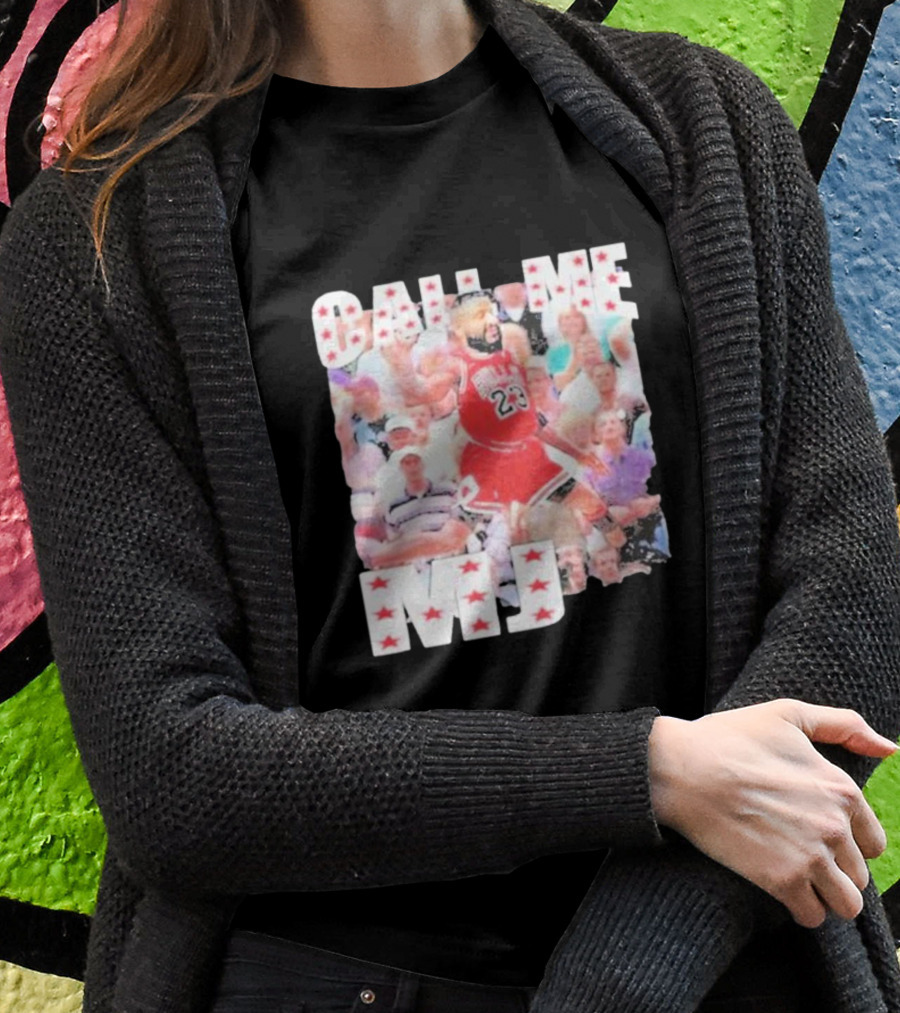 Call Me MJ Basketball Legend Jersey 23 Stars T-Shirt