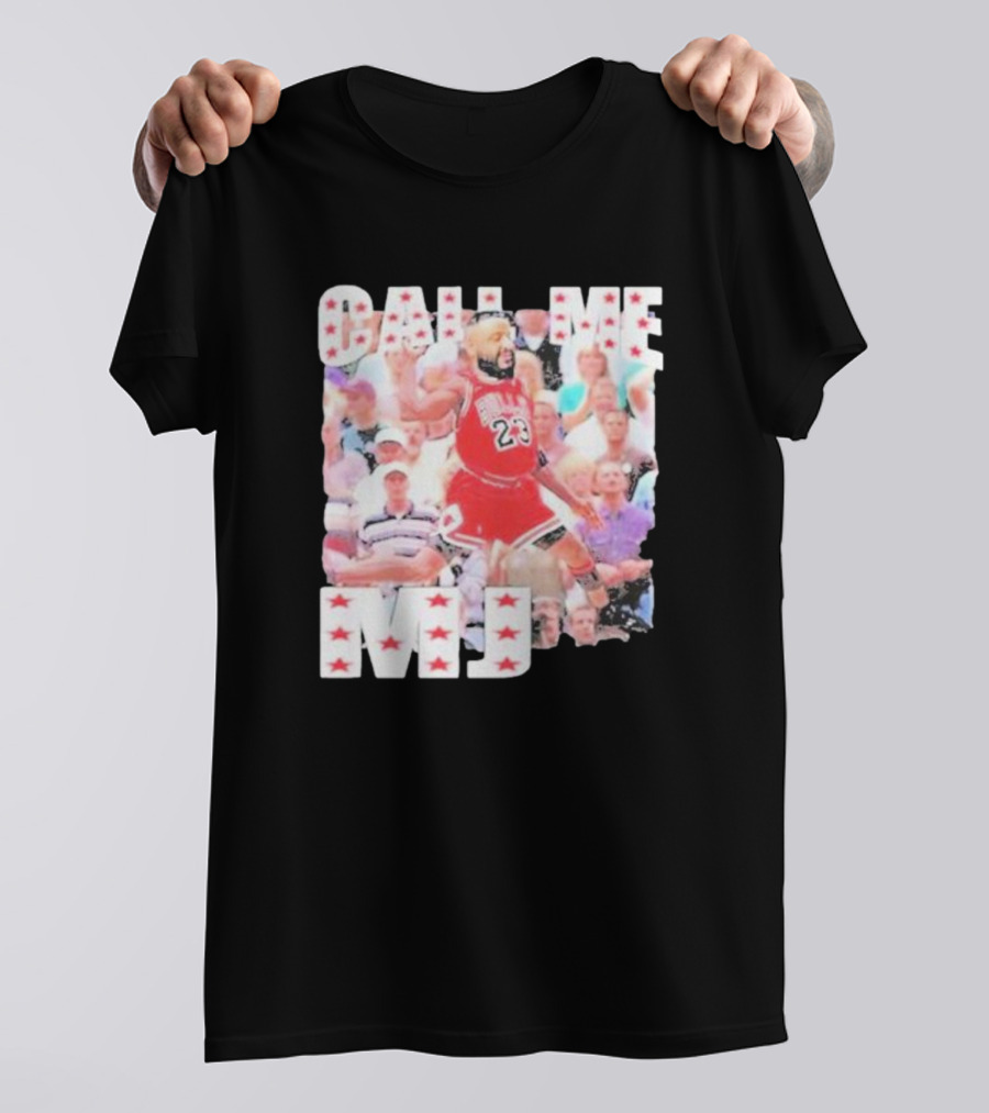 Call Me MJ Basketball Legend Jersey 23 Stars T-Shirt