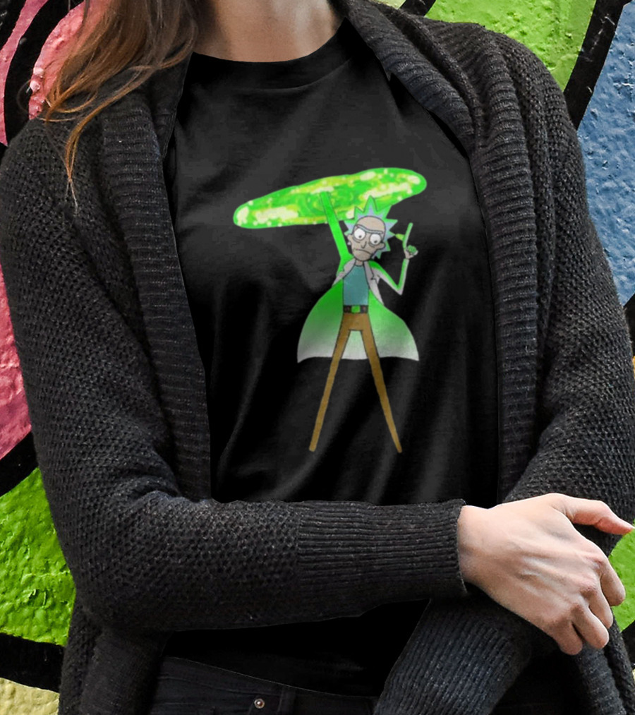 Rick Sanchez Portal Green Slime Rick And Morty T-Shirt