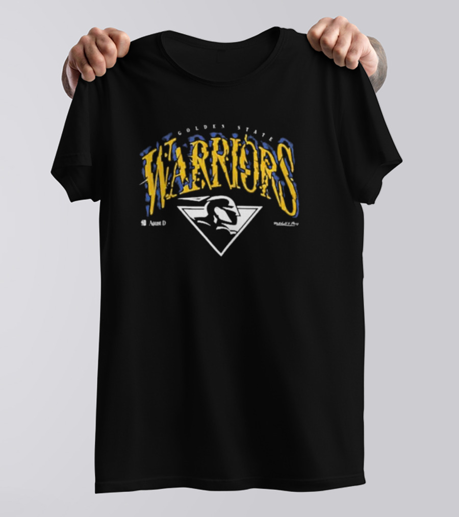 Golden State Warriors Mitchell D X ASHLE D Bird T-Shirt