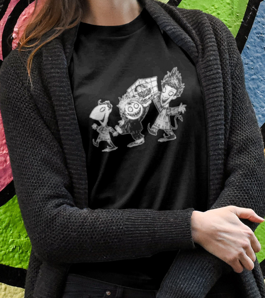 Oneyplays Nightmare Before Oney Halloween Characters T-Shirt