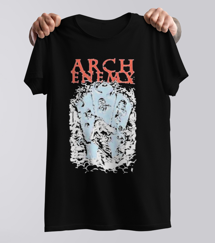 Rebellion Republic Merch Featuring Arch Enemy Mirror T-Shirt